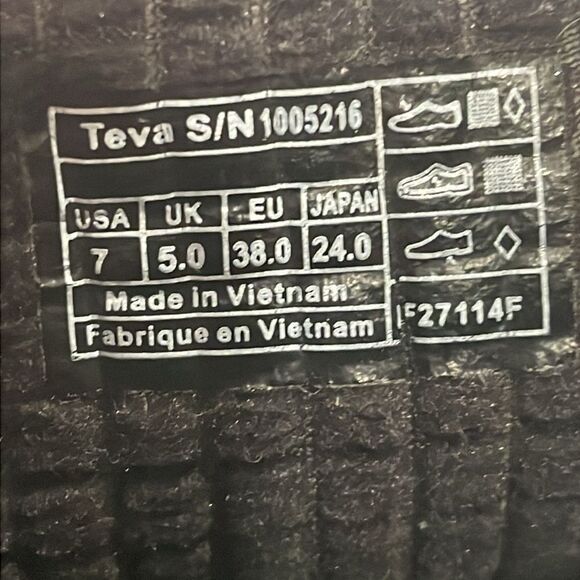 Teva Jordanelle Thinsulate -25f Waterproof Black Gray Women’s Sz 7 Winter Boots - Picture 6 of 11